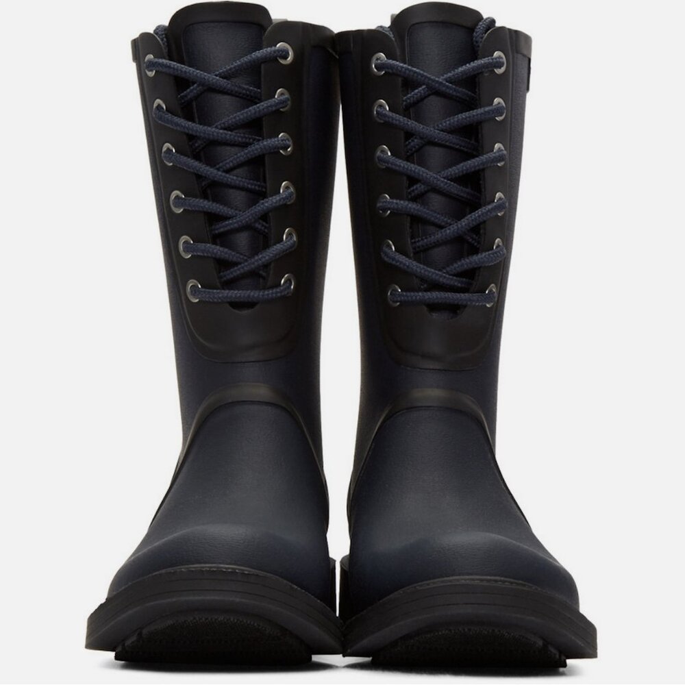 NWOB Rag & Bone Ansel Rubber Lace Up Mid Calf Rain Boots
